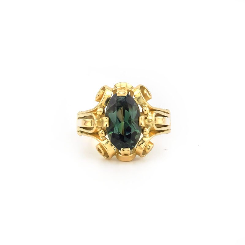 Vintage Turmalin Ring 585er Gelbgold 2 Vintage Turmalin Ring 585er Gelbgold