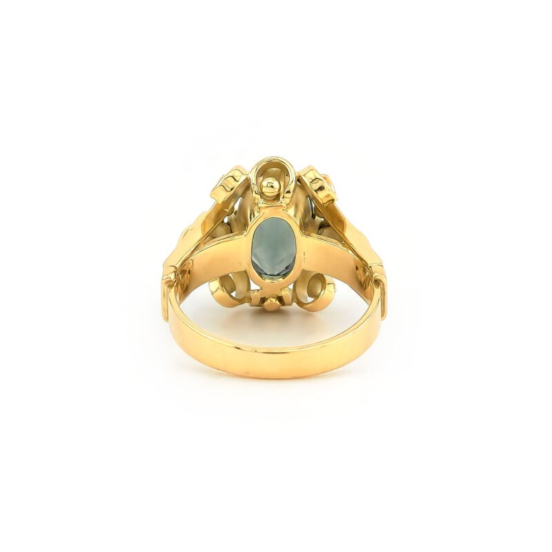 Vintage Turmalin Ring 585er Gelbgold 4 Vintage Turmalin Ring 585er Gelbgold