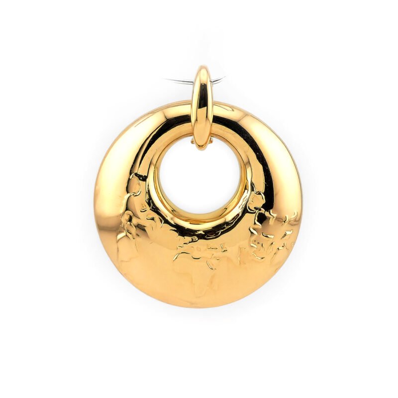 WEMPE Welt- Anhänger BY KIM Classic 750er Gelbgold