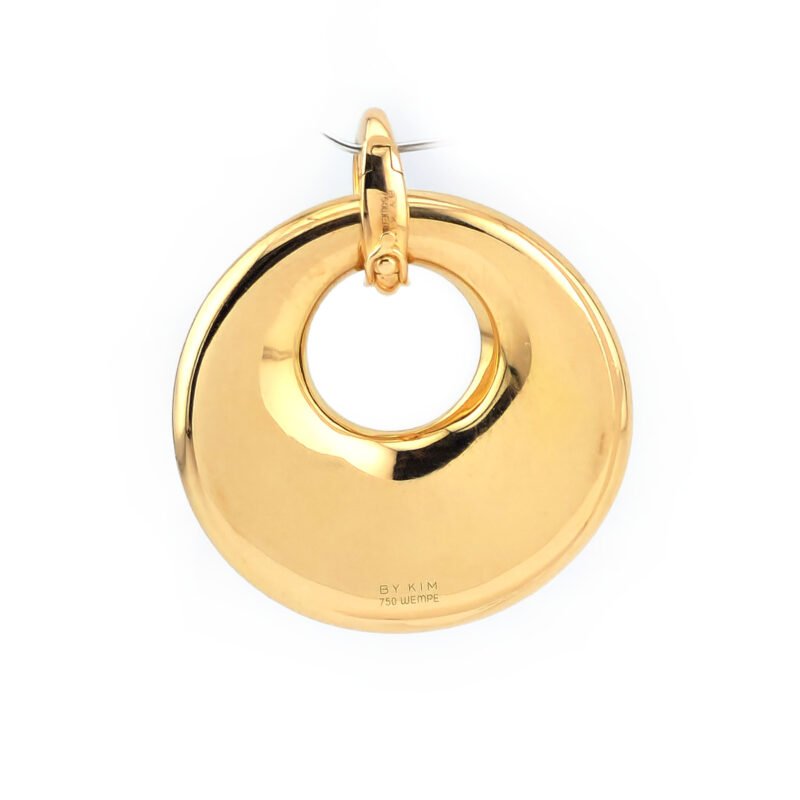 WEMPE Welt- Anhänger BY KIM Classic 750er Gelbgold