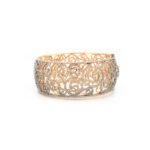 Luxuriöser Diamantreif aus 585er Weiss-/Rosegold