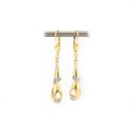 Handohrringe mit Diamant in 585er Gelbgold