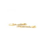 Handohrringe mit Diamant in 585er Gelbgold