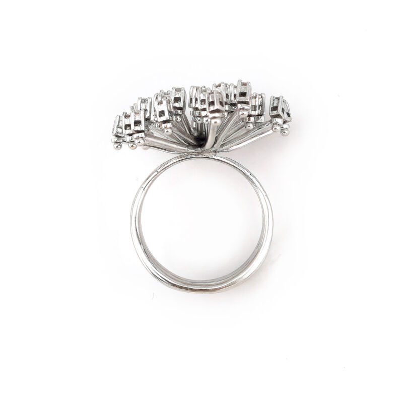 Sternhimmel Cocktailring aus 750er WG mit Diamanten 5 Sternhimmel Cocktailring aus 750er WG mit Diamanten