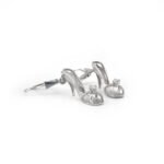 High Heel Diamant Ohrringe aus 585er Weissgold