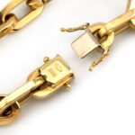 Breites Anker Armband 585er Gelbgold
