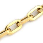 Breites Anker Armband 585er Gelbgold