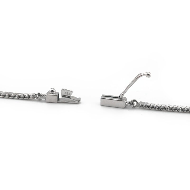 Smaragd Y-Collier mit Diamanten 750er Weissgold 7 Smaragd Y-Collier mit Diamanten 750er Weissgold