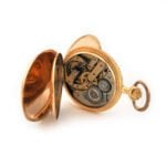 3 Deckel Savonette Taschenuhr 585er Gold ziseliert