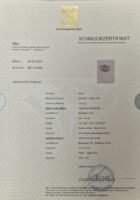 2 Karat Platin Ring mit Weissgold Schiene