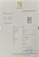 Smaragd Ohrringe mit Diamant 585er Weissgold Zert.