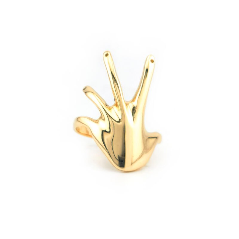 Vintage Hand Ring 585er Gelbgold