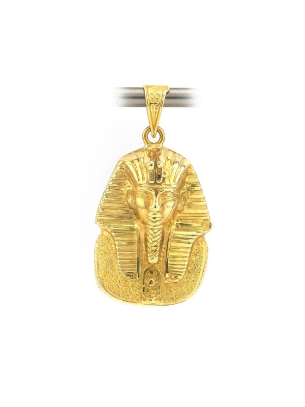 Pharao Tutenchamun Anhänger 750er Gelbgold