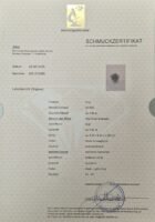 Smaragdring Oval in 585er Weissgold mit Diamanten