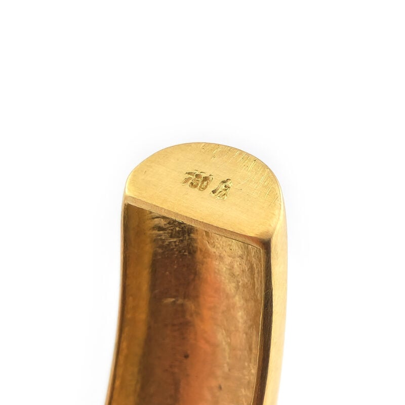 Designer Armreif aus 750er Gold mit Saphiren 4 Designer Armreif aus 750er Gold mit Saphiren