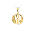 Ägyptischer Kreuz Anhänger Symbol des Lebens Gold