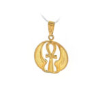 Ägyptischer Kreuz Anhänger Symbol des Lebens Gold