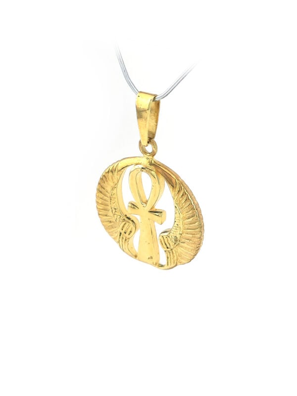Ägyptischer Kreuz Anhänger Symbol des Lebens Gold (4)