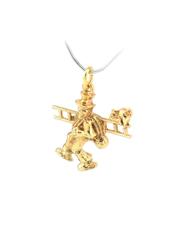 Schornsteinfeger Glücks- Anhänger aus 585er Gold (4)