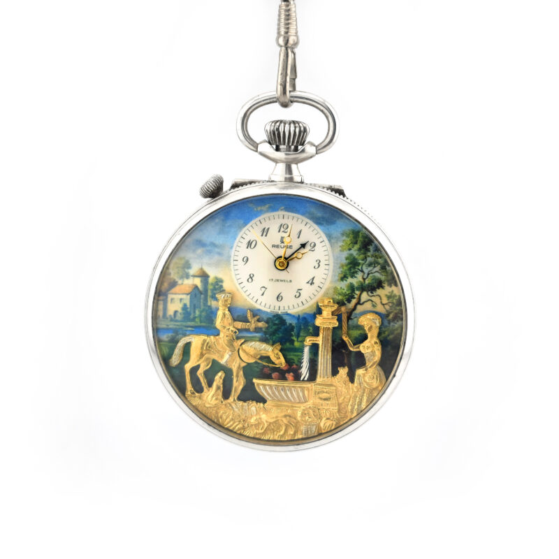 Reuge Prunk Taschenuhr mit Musikspielwerk Schweiz 7 Reuge Prunk Taschenuhr mit Musikspielwerk Schweiz