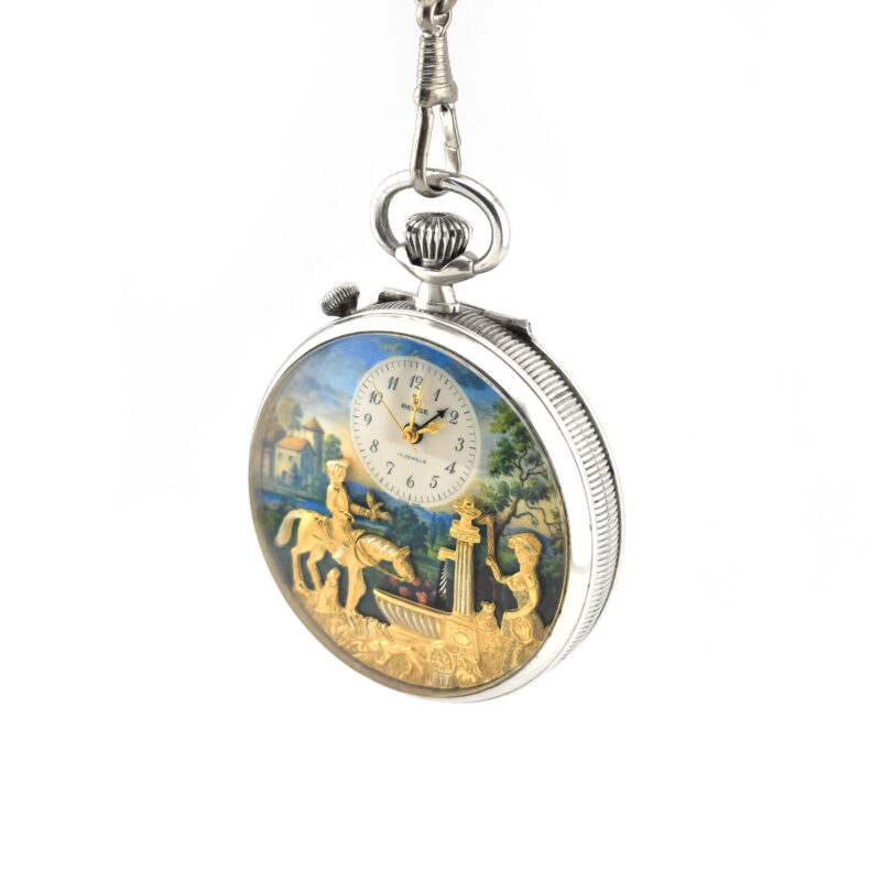 Reuge Prunk Taschenuhr mit Musikspielwerk Schweiz 4 Reuge Prunk Taschenuhr mit Musikspielwerk Schweiz