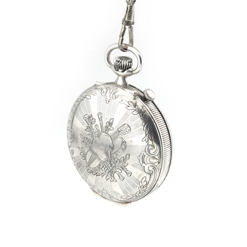 Reuge Prunk Taschenuhr mit Musikspielwerk Schweiz 2 Reuge Prunk Taschenuhr mit Musikspielwerk Schweiz