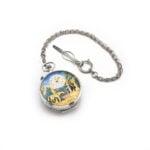 Reuge Prunk Taschenuhr mit Musikspielwerk Schweiz