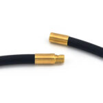 Tahiti-Keshi-Perle Collier 750er auf Kautschuk