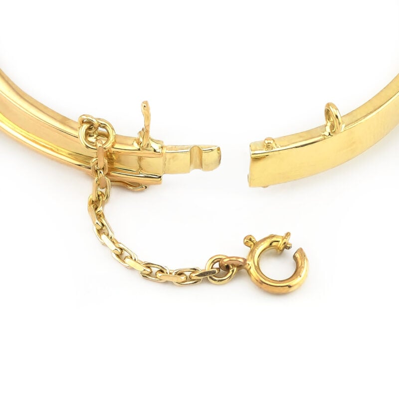 Armreif V-Form mit Smaragd und Diamant 585er Gold 4 Armreif V-Form mit Smaragd und Diamant 585er Gold