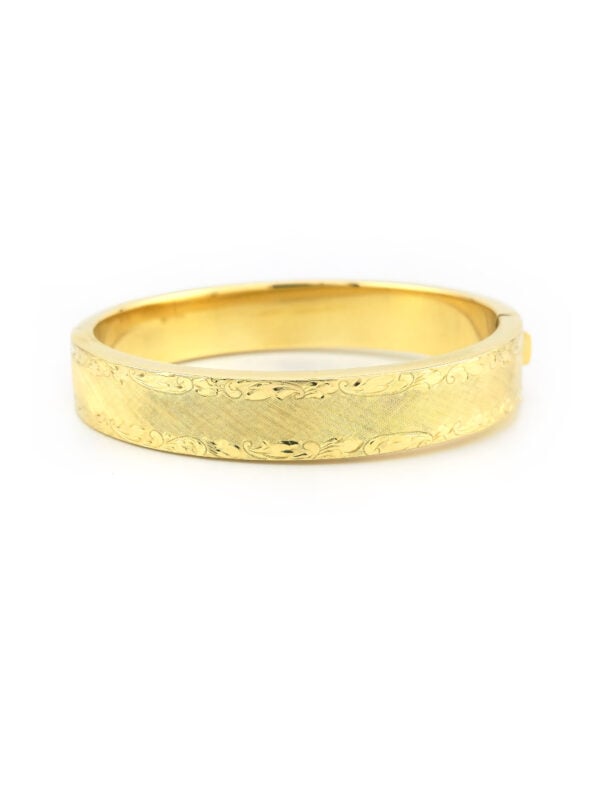 Armreif per Hand Ziseliert 585er Gold (4)