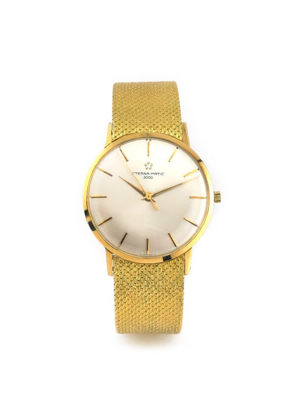 Eterna Matic 3000 Automatik Uhr 750er Gelbgold