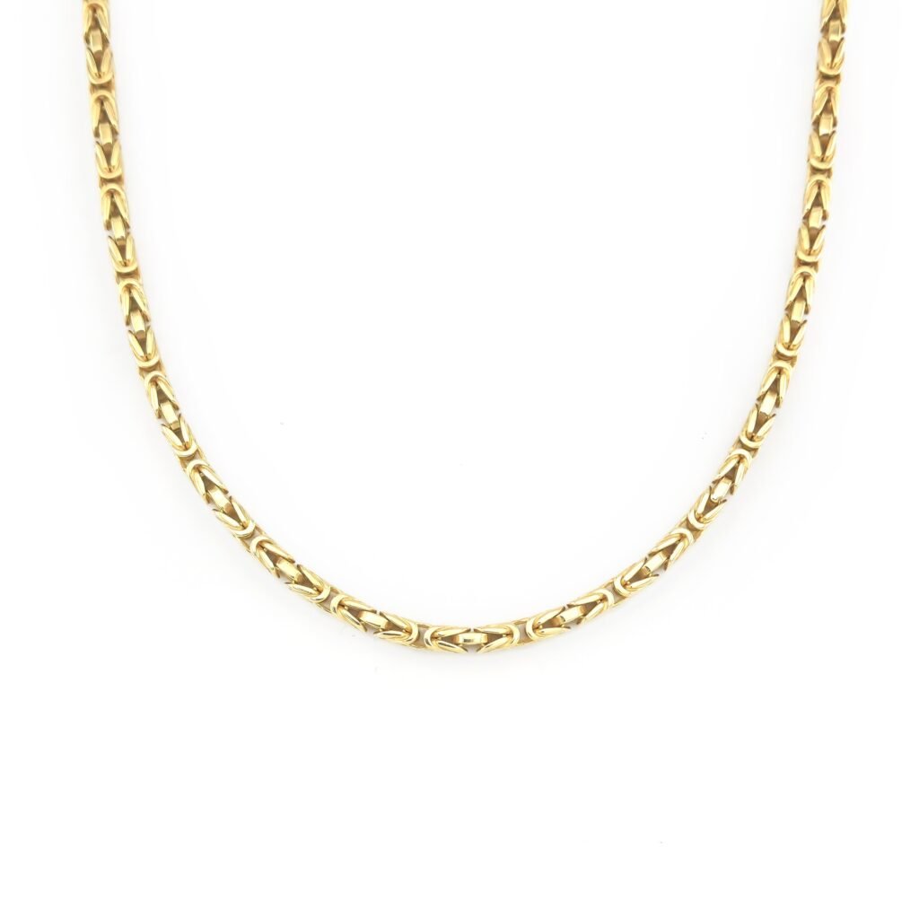 Massive Vintage Königskette 585er Gold 58cm