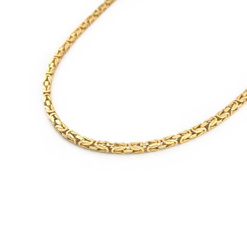 Massive Vintage Königskette 585er Gold 58cm (2)