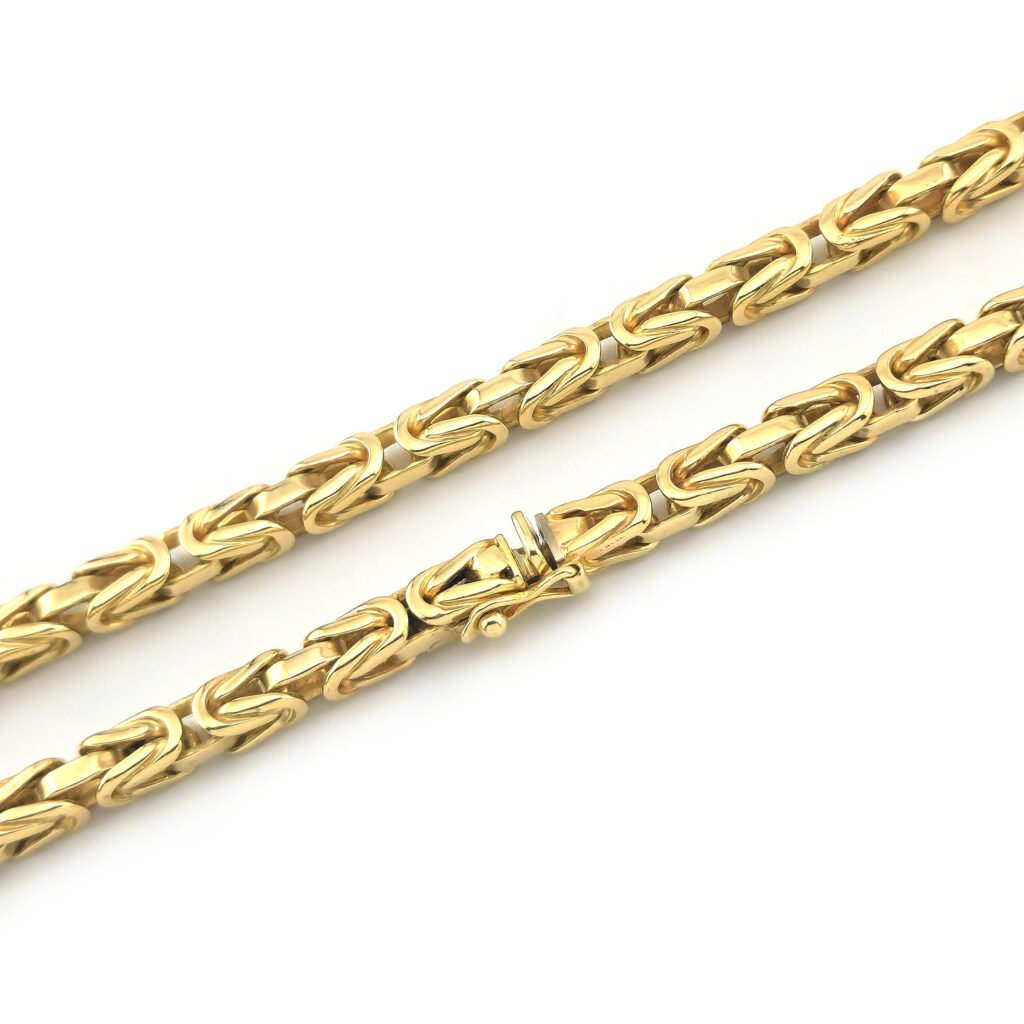 Massive Vintage Königskette 585er Gold 58cm (3)