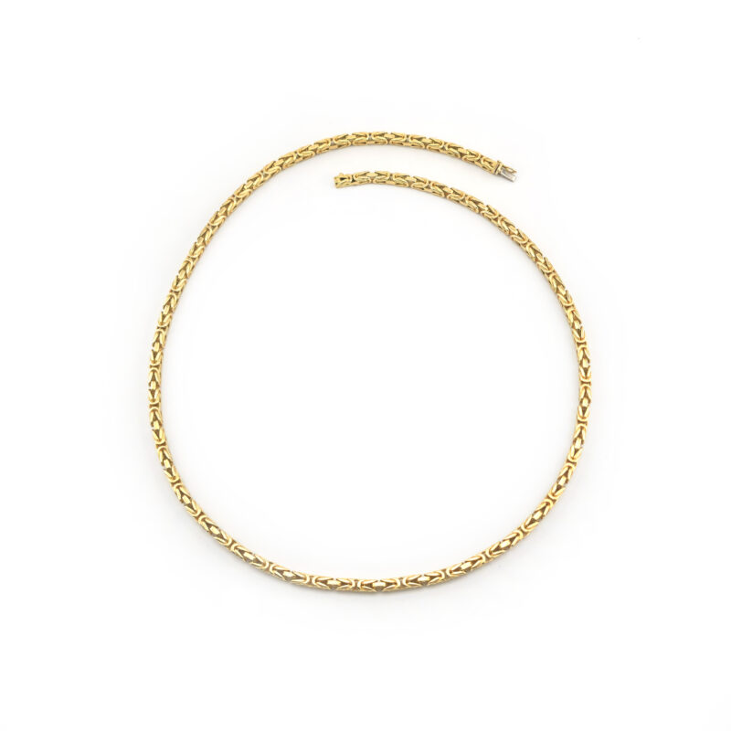 Massive Vintage Königskette 585er Gold 58cm 4 Massive Vintage Königskette 585er Gold 58cm