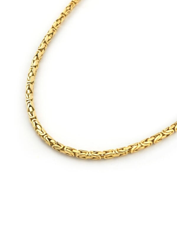 Massive Vintage Königskette Rund 585er Gold 58cm