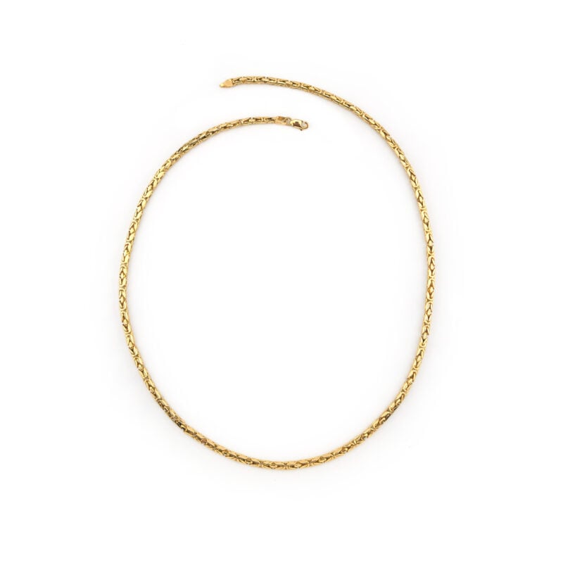 Massive Vintage Königskette Rund 585er Gold 58cm 4 Massive Vintage Königskette Rund 585er Gold 58cm