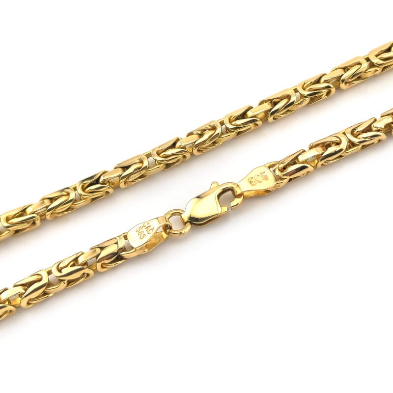 Massive Vintage Königskette Rund 585er Gold 58cm 3 Massive Vintage Königskette Rund 585er Gold 58cm