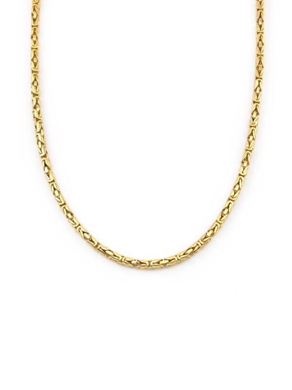 Massive Vintage Königskette Rund 585er Gold 58cm (4)