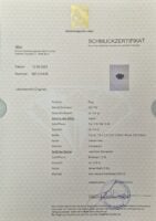 Saphir / Diamant Clusterring 750er Gold Zert.