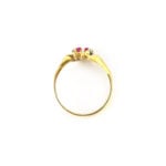 Vintage Gold Ring mit Turmalin 585er Gold