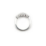 Cluster Ring mit Diamanten 750er Gold