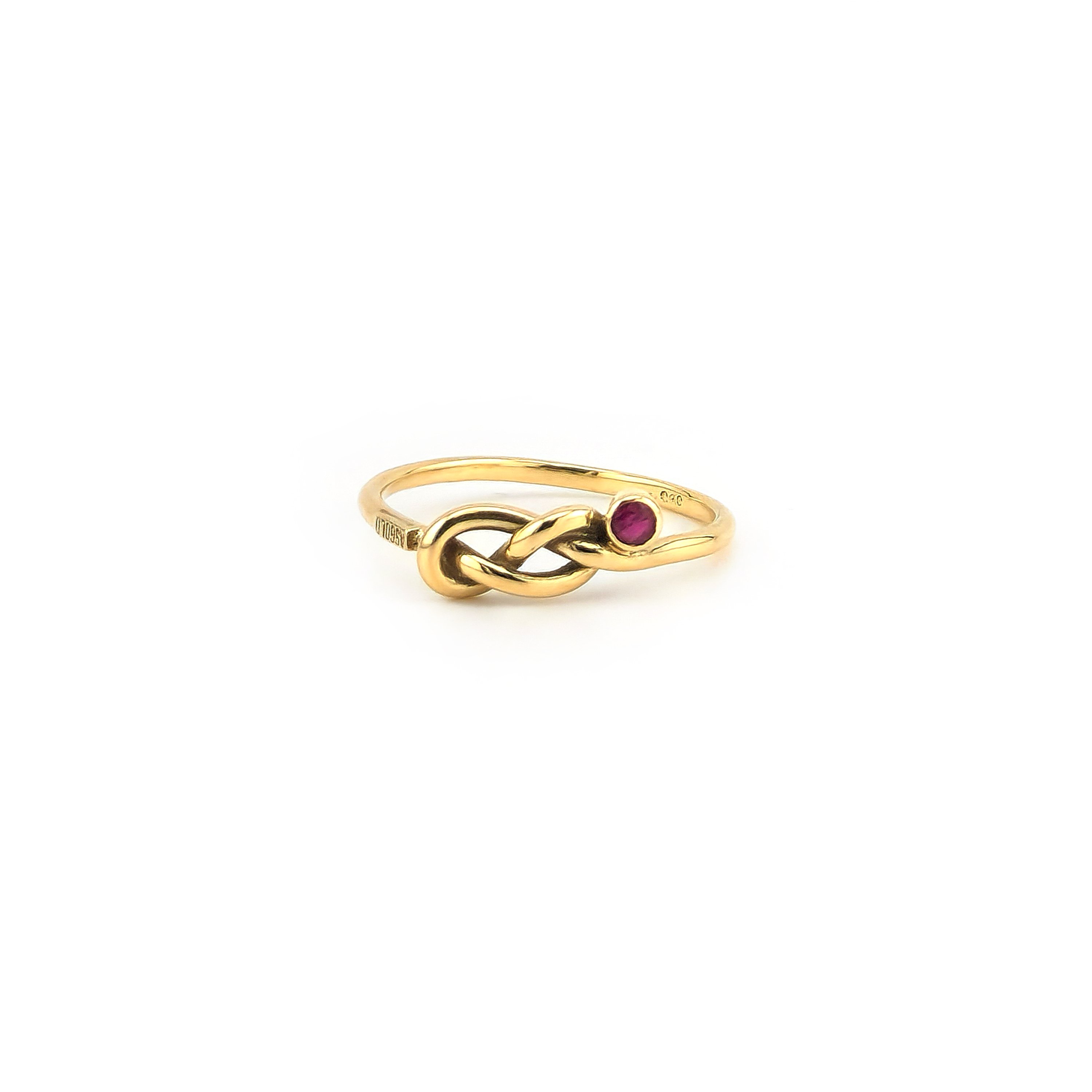 Home Juwelier Göze 20 Knotenring 585er Gold mit Rubin (2)
