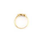 Knotenring 585er Gold mit Rubin