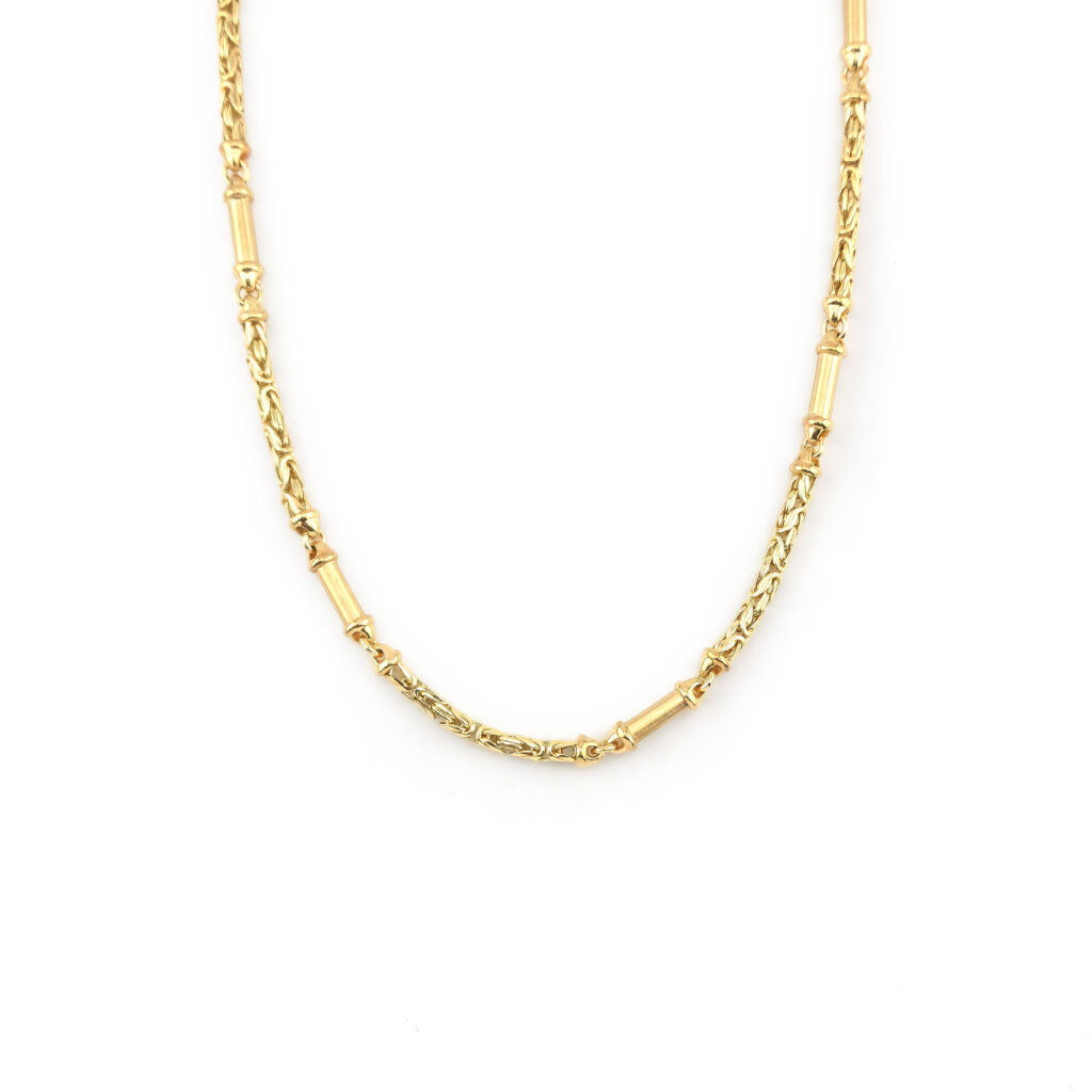 Massive Vintage Königskette Rund 585er Gold 60cm (4)