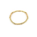 Massives Vintage Königsarmband Rund 585er Gold