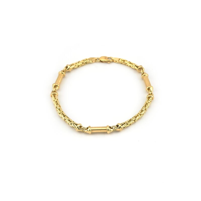 Massives Vintage Königsarmband Rund 585er Gold 1 Massives Vintage Königsarmband Rund 585er Gold