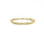 Massives Vintage Königsarmband Rund 585er Gold