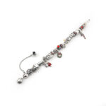 X-Mas Pandora Armband 925er Silber 20 cm 99 Gr.