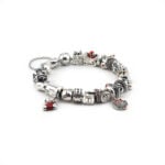 X-Mas Pandora Armband 925er Silber 20 cm 99 Gr.